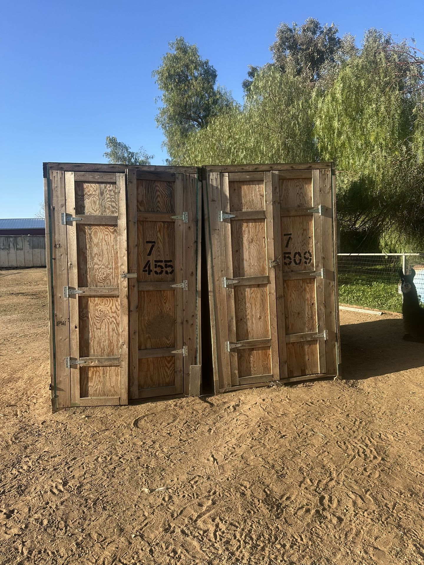 Wood Storage Containers
