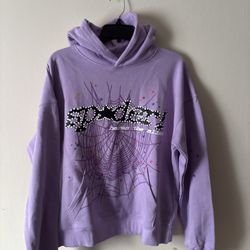 Sp5der Hoodie – Acai Purple / Size Medium 🕷️🔥