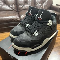 Jordan 4 Black Canvas Retro SE Size 11