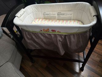 Summer Infant Classic Comfort Wood Bassinet, specifically the Fox and Friends model.
