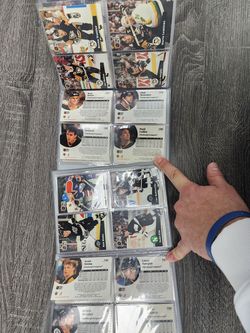 1991–92 Pro Set NHL 75th Anniversary Hockey Card Binders (LA Kings vs. Pittsburgh Penguins)