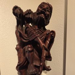 Chinese Wood Carving Li Tieguai