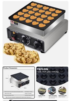 VEVOR Mini Heart Pancake Maker