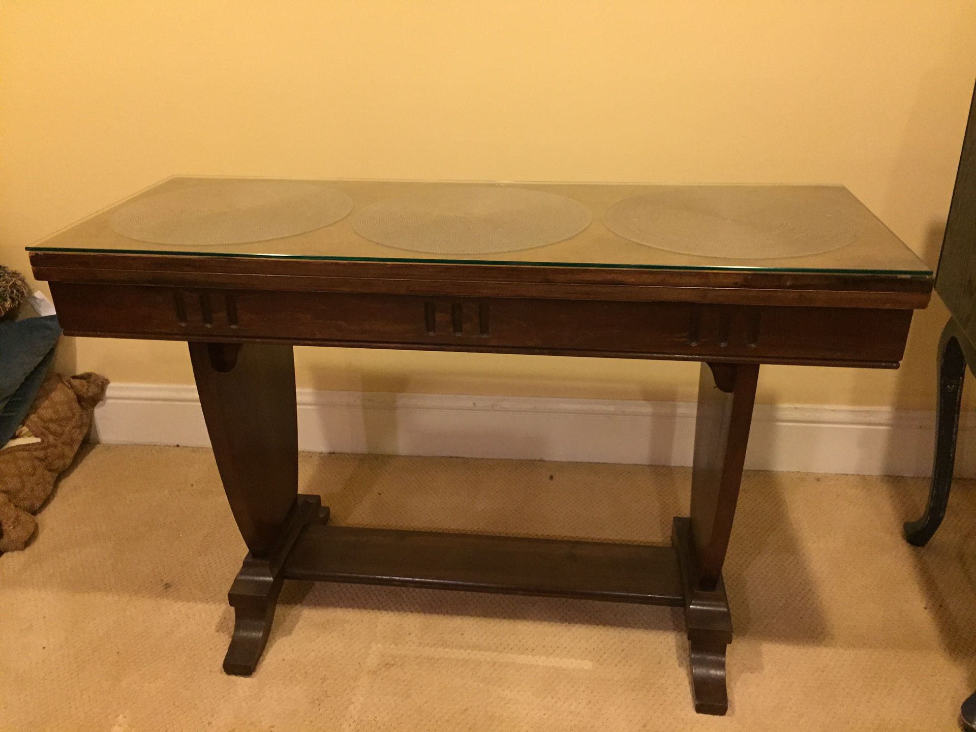 Antique gathering table