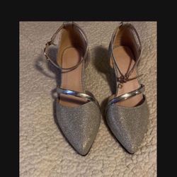 Silver Shoes Size 7