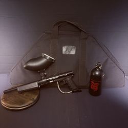 Pepper Ball SA200 Tippmann Pro-Carbine .68 Launcher SWAT w/48cu Tank & Soft Case