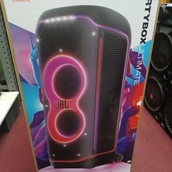 Big Savings.  JBL Partybox Ultimate 1100 watts. Brand New SEALED.  Free 🎤 🎤.  Financing Available