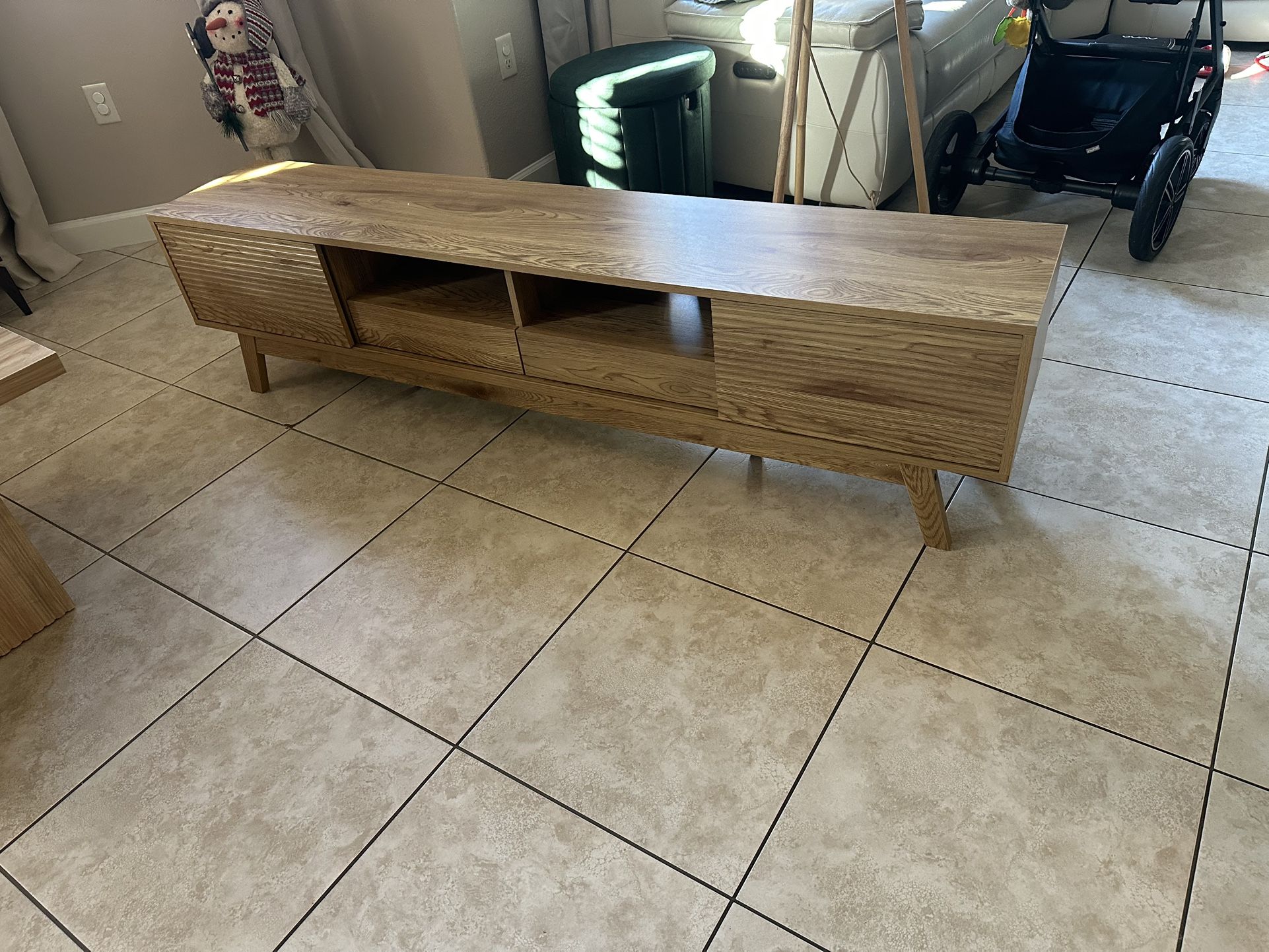 Wood Console Table