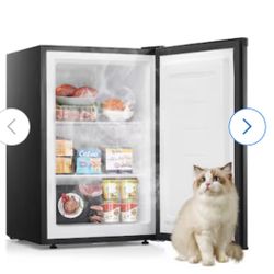 2.1 cu ft Garage Ready Upright Freezer ( Black )