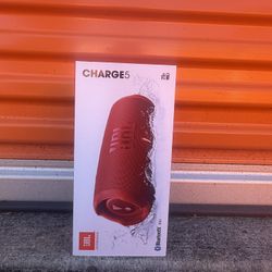 JBL Charge 5 - Portable Waterproof Speaker with Powerbank - Red