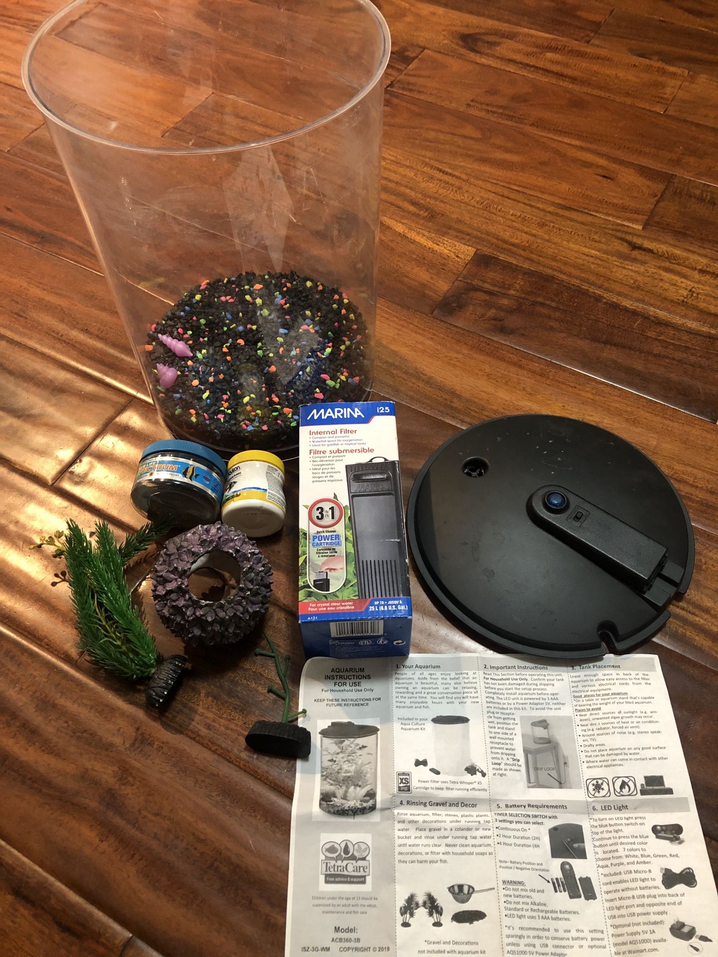 360 View 3 Gallon Aquarium Tank