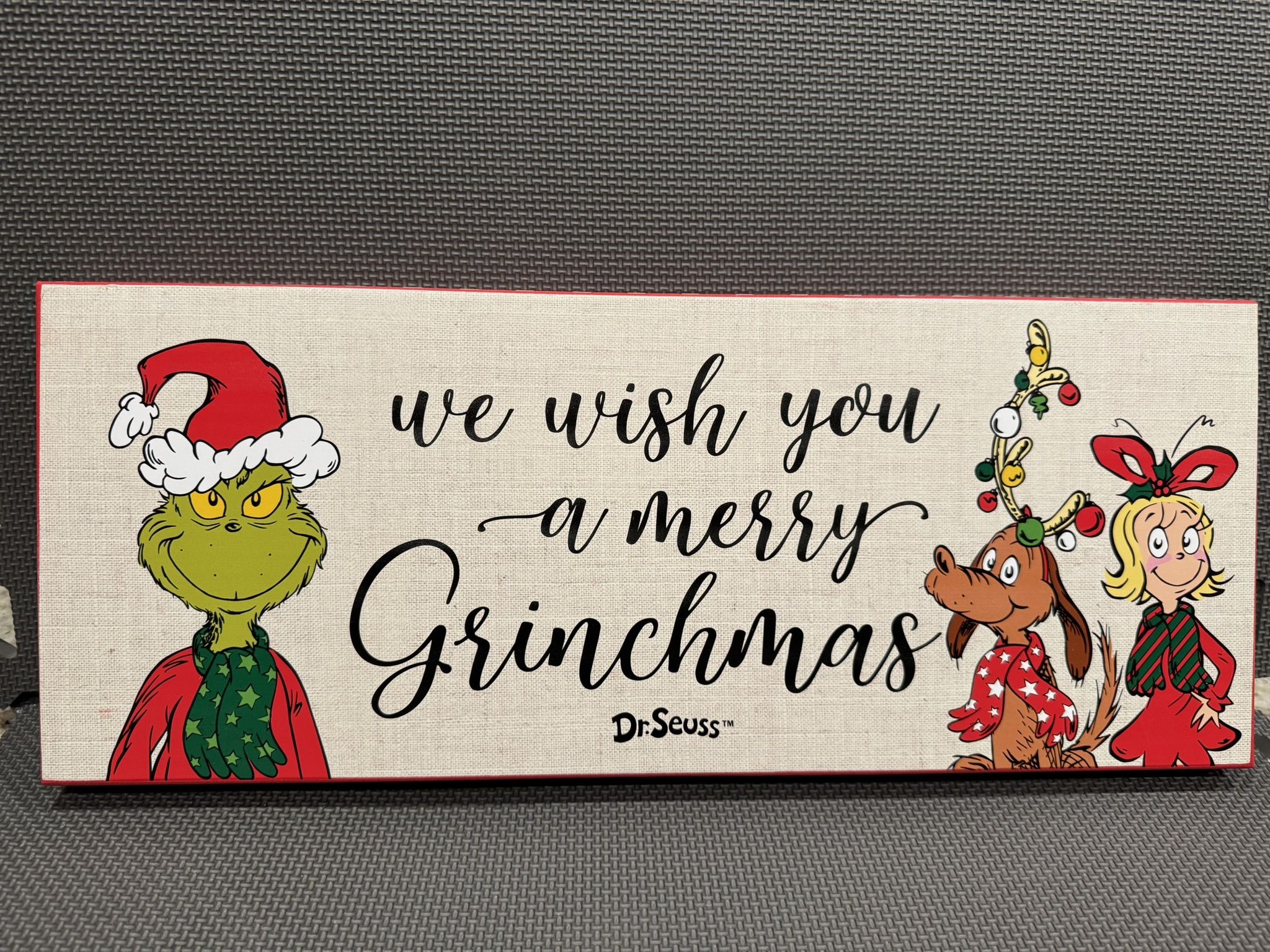 Merry Grinchmas Sign