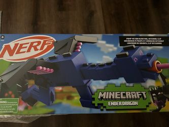 NERF Minecraft Ender Dragon Dart Blaster New