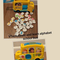 VTech Count And Learn Alphabet School Bus 