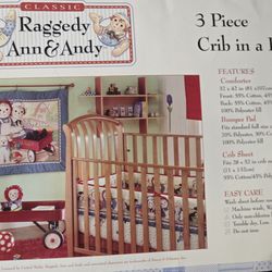 Raggedy Ann And Andy Baby Crib Set