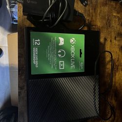 Xbox One Console & 12 Month Membership Card