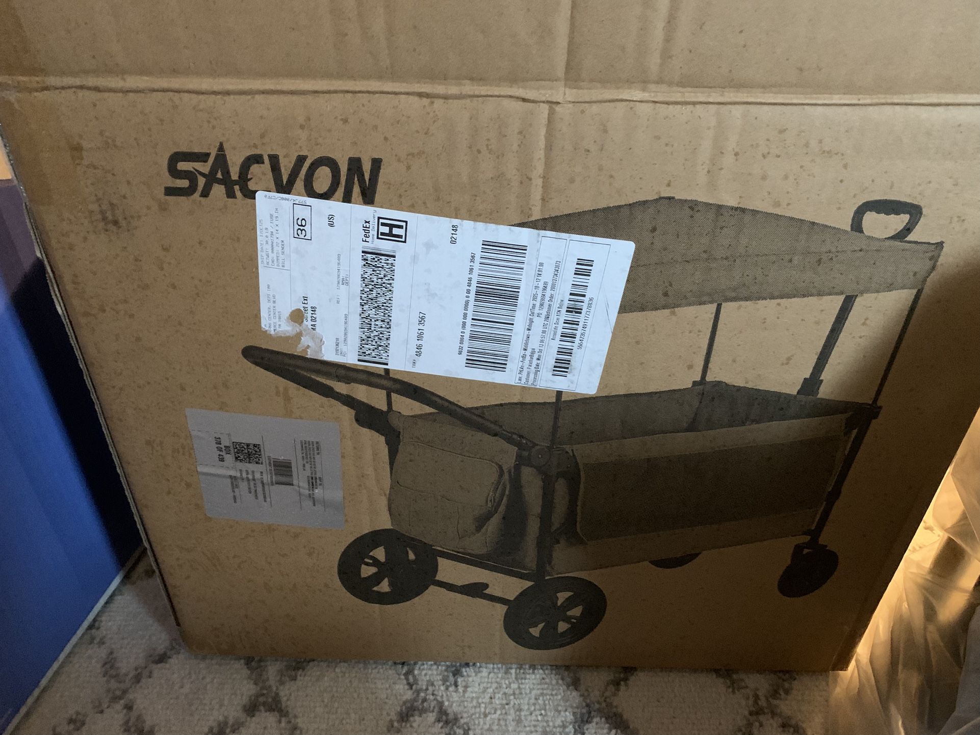 SACVON All-Terrain Stroller Wagon – Brand New, $199.99