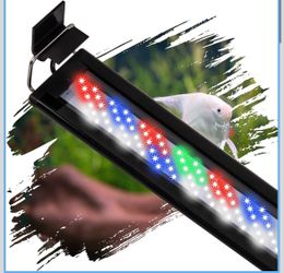 Led Aquarium Light, Full Spectrum Fish Tank Lights, 40 Gallon Freshwater Fishtank Hood Lighting for Grow Fish, Plants, Adjustable from 30 to 36 Inch @