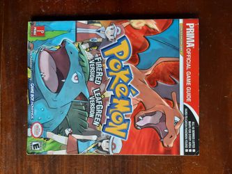 Pokemon Fire Red Leaf Green Prima Official Strategy Game Guide Nintendo Rare