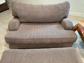 Love Seat & Ottoman