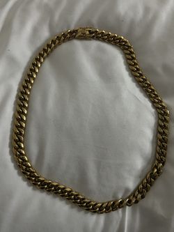 19MM gold GLD chain new