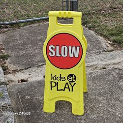 Children At Play Sign 