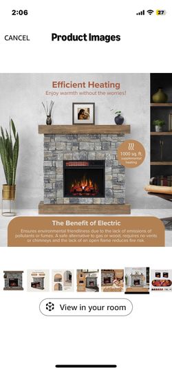 Electric heater/fireplace perfect condition