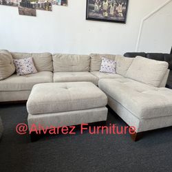 Sectional Sofa With Ottoman