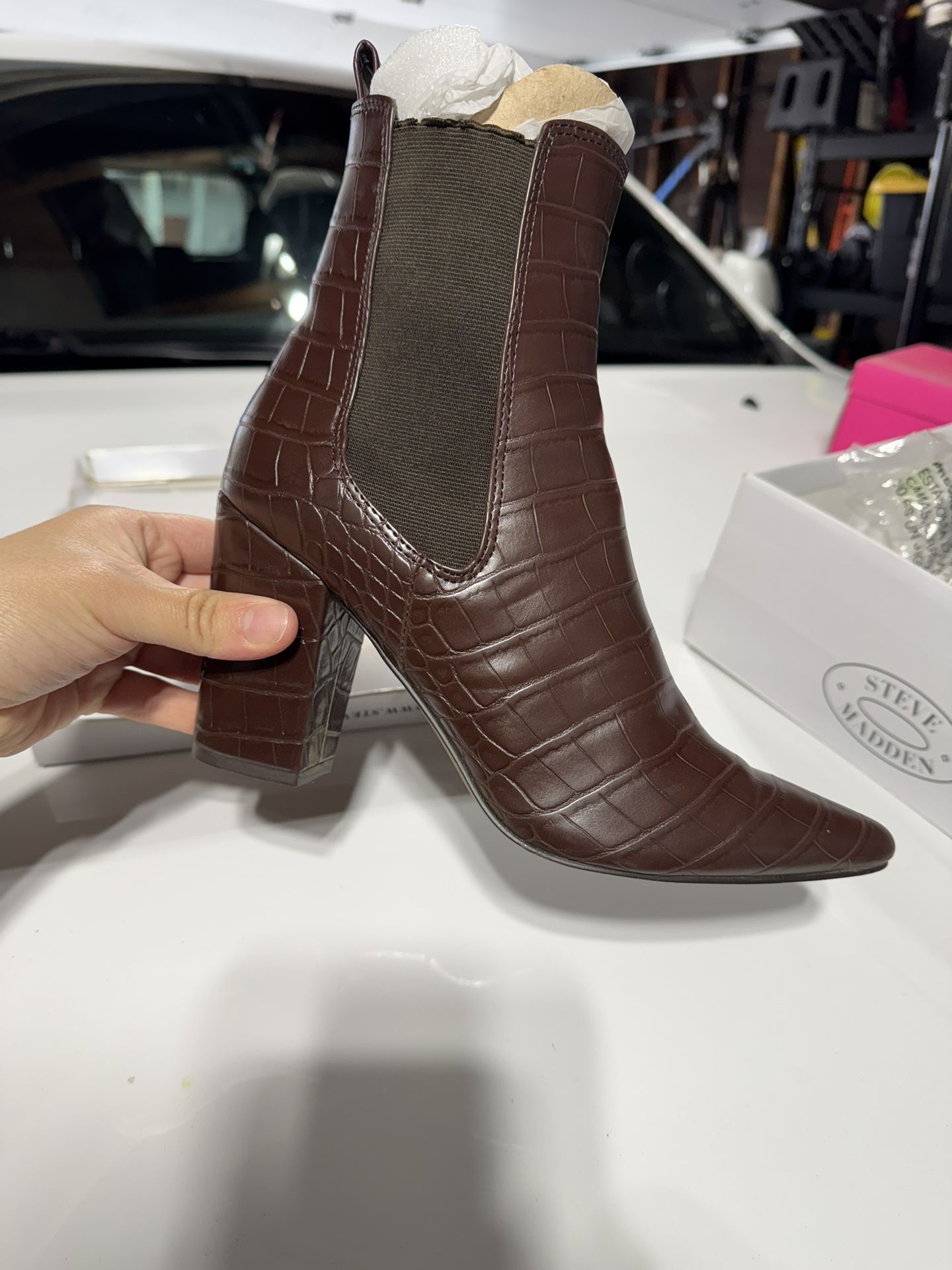 Steve Madden Reptile Brown Boots