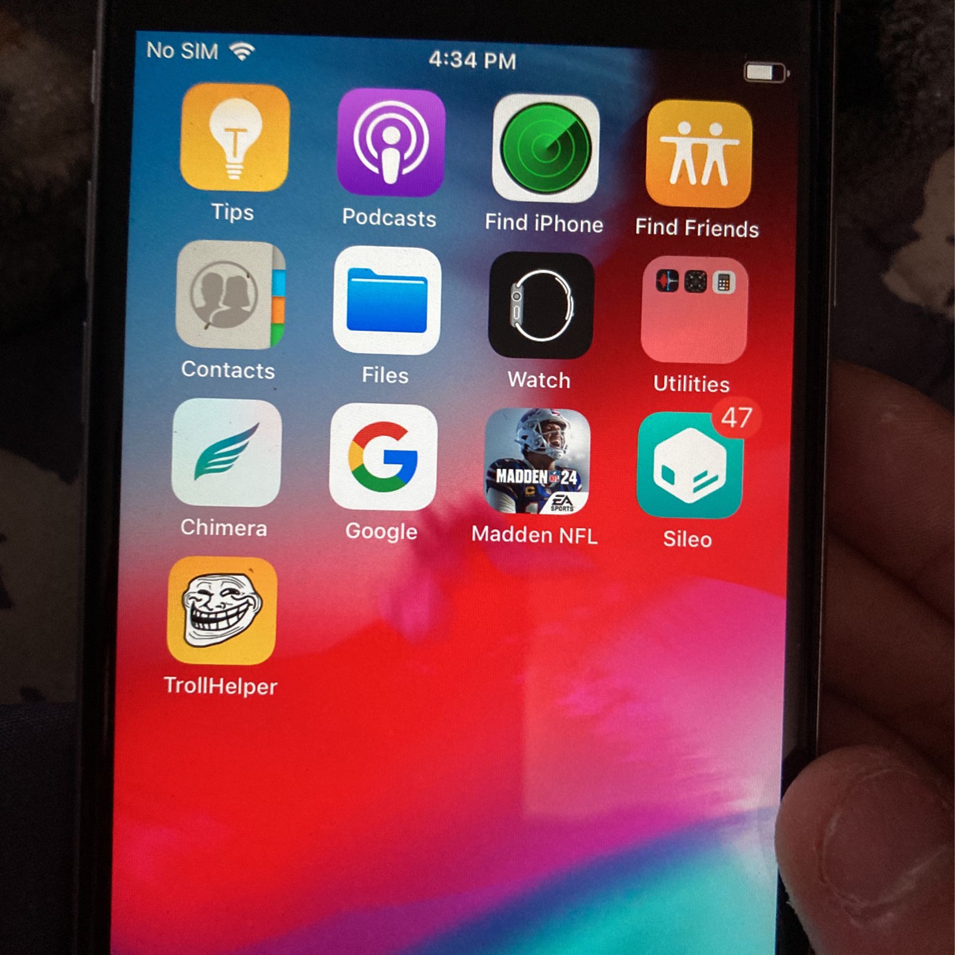 iPhone 6 Jailbroken With Chimera 