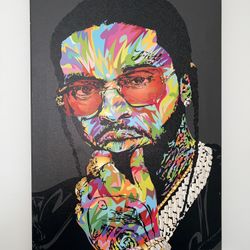 Pop Smoke Canvas Art