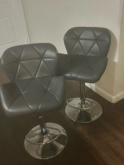 Grey bar stools