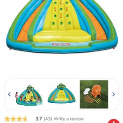 Little Tikes Rocky Mountain River Race Inflatable Water Slide