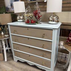 Refinished Vintage Dresser available at Do Over Decor in Jensen Beach 