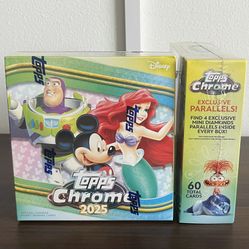 2025 Topps Chrome Disney Mega Box