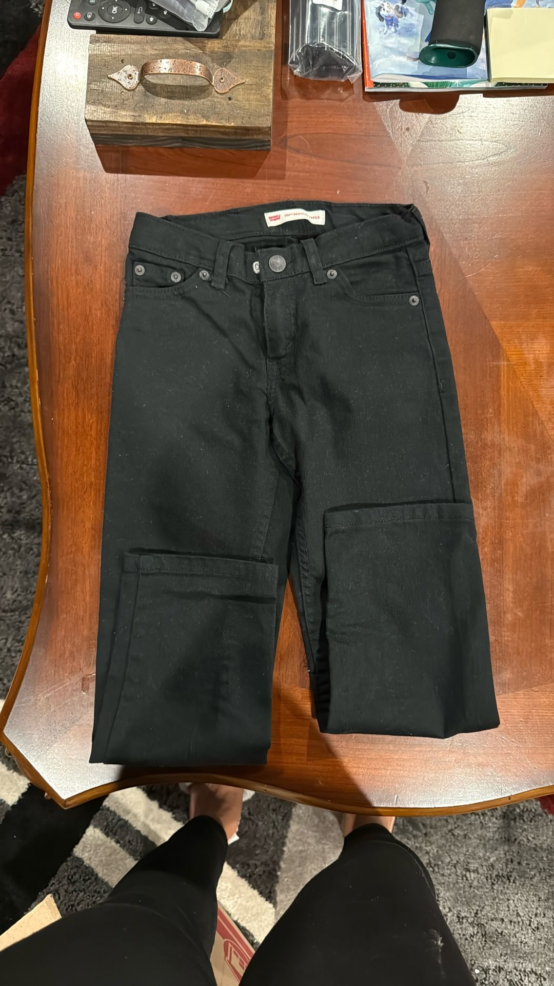 Boy Levis Black Jeans