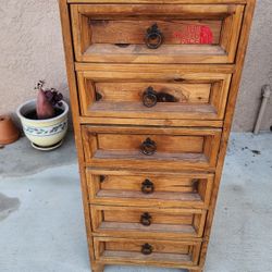 6 Drawer All Wood Perfect Size 