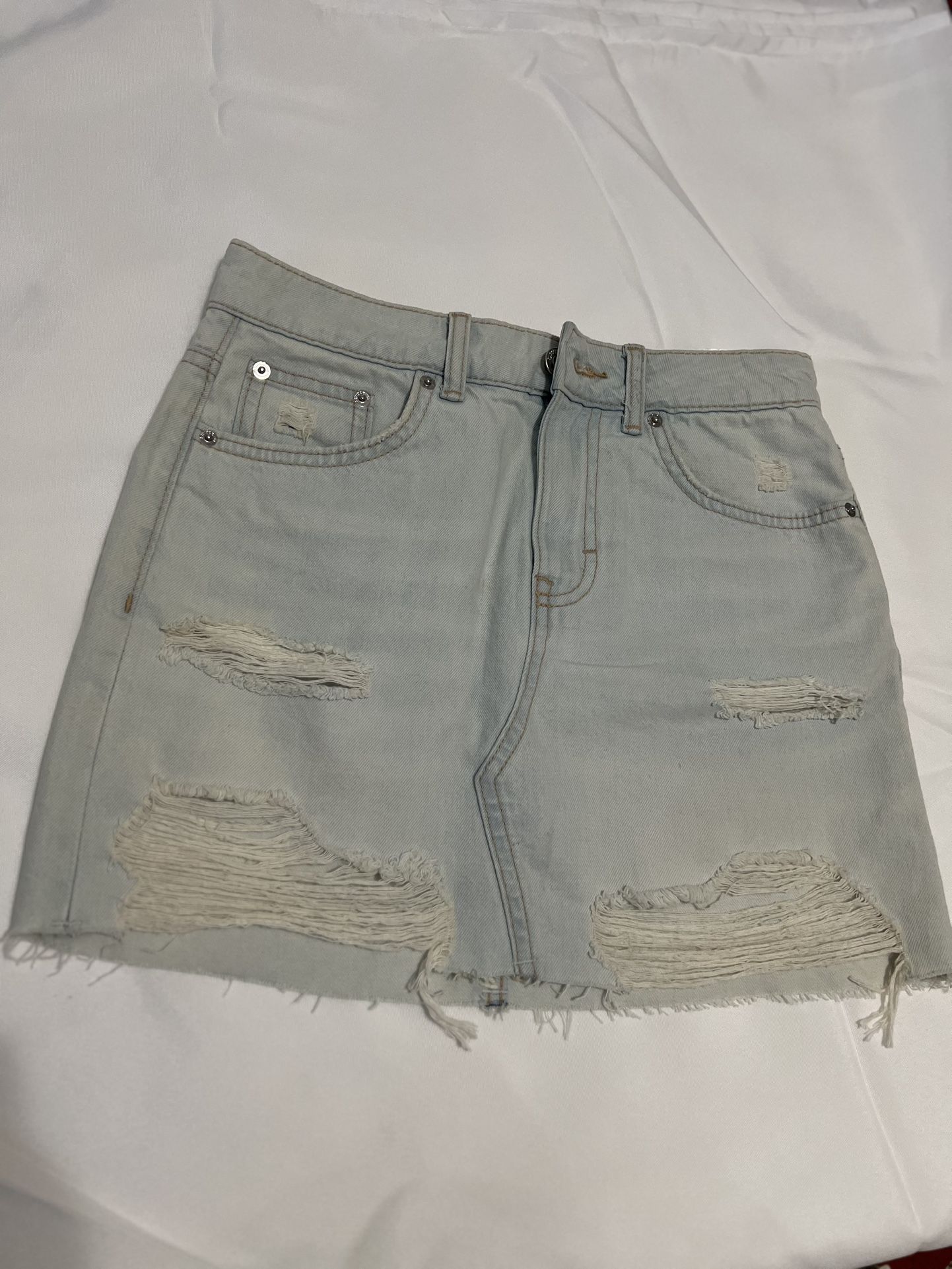 Denim Mini skirt