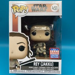 (NEW) Funko POP! Star Wars: Across The Galaxy #451 Rey (Jakku) (Funkon Exclusive)