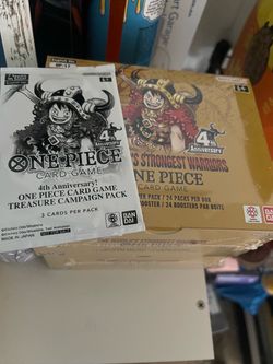 Op17 booster box with box topper pack