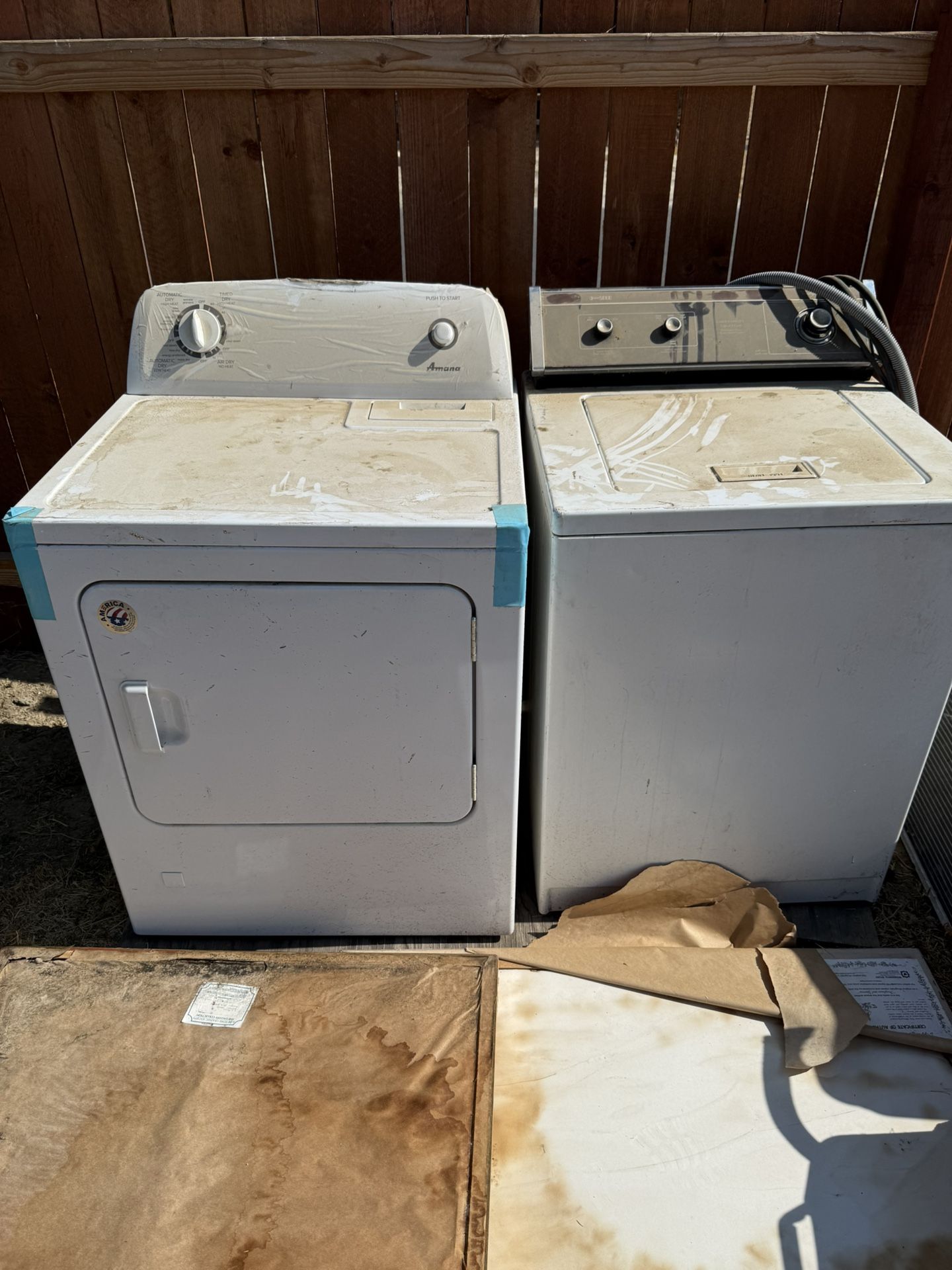 Washer And Dryer