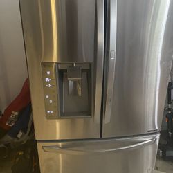 Lg Refrigerator stainless steel stop cooling