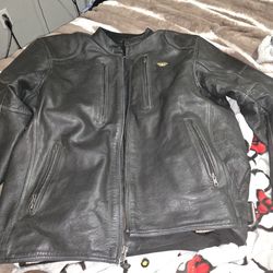 Street And Steal Leather Biker Jacket