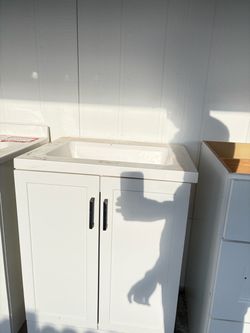 White Shaker Vanity