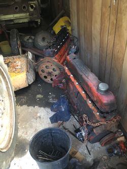 250 Chev engines and parts.