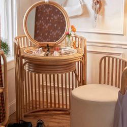 Urban Outfitters Elise Vanity & Stool Set