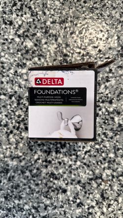 Delta towel hook - chrome finish