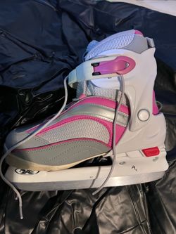 DBX Girls Ice Hockey Adjustable Skates Sizes 3-6
