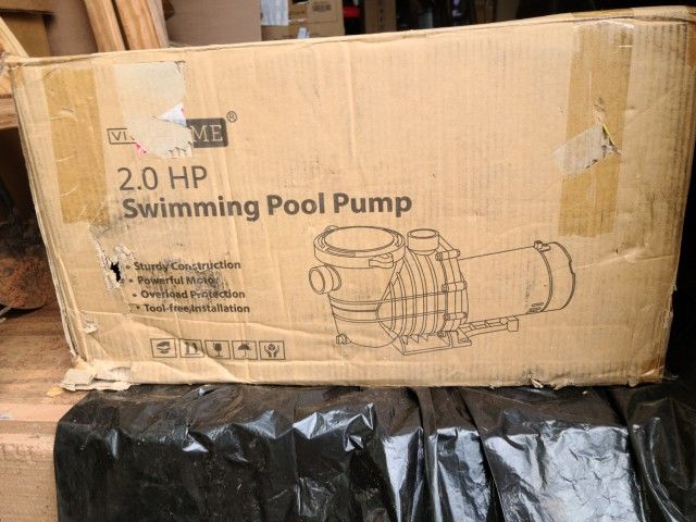 New 2 hp Above Ground Pool Pump