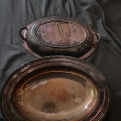 Vintage Serving Trays And More 